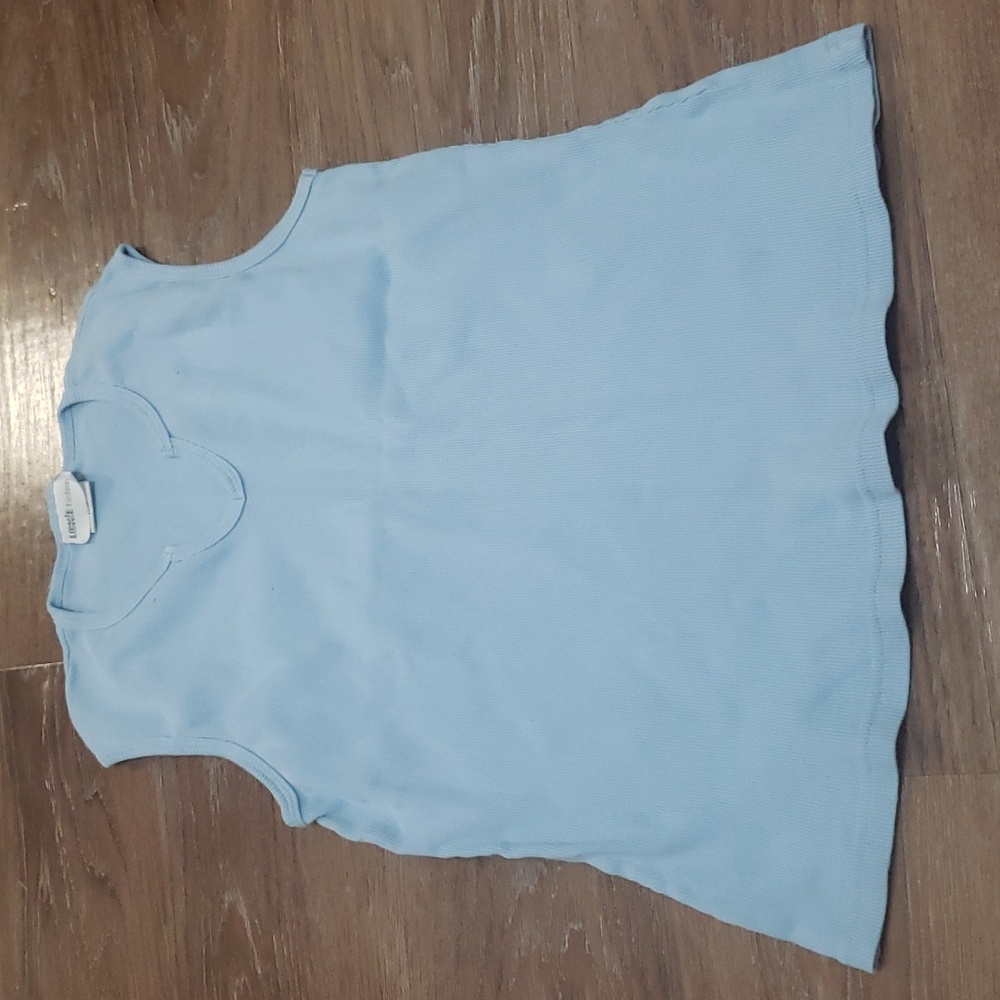 (M) Lokie Fashions Pastel Ribbed 100% Cotton Top Loungewear Casual Comfortable